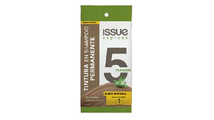 Tintura shampoo Issue express 5 minutos Rubio natural.