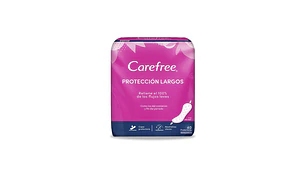 Protectores diarios Carefree Largos 40 Unidades.