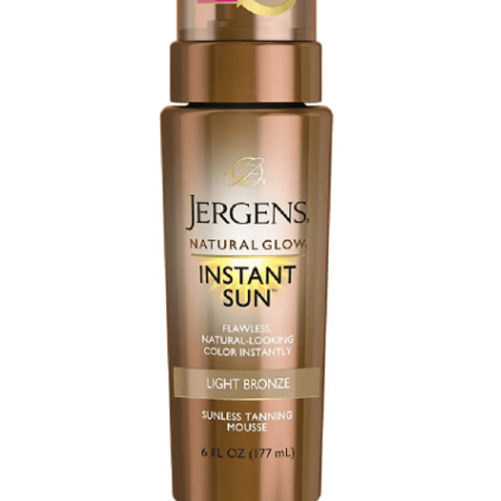 Autobronceante Instant sun Mousse  Light Bronze 177 ml. Jergens 1