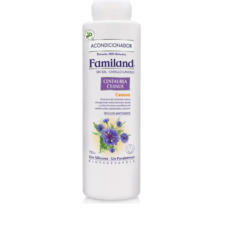 Familand Acondicionador Centaurea cyanus Canoso 750 ml. 1