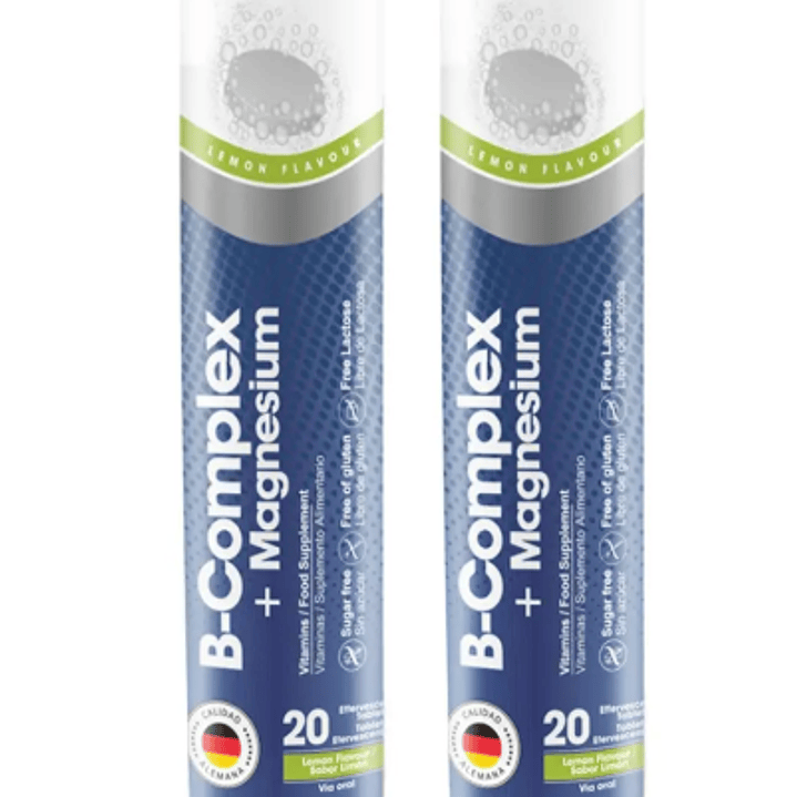 B-Complex + Magnesium 20 Tabletas efervescentes. Nutrazul 1