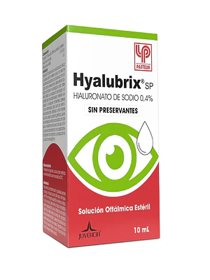 Hyalubrix SP Hialuronato 0,4 % Solución oftálmica 10 ml.