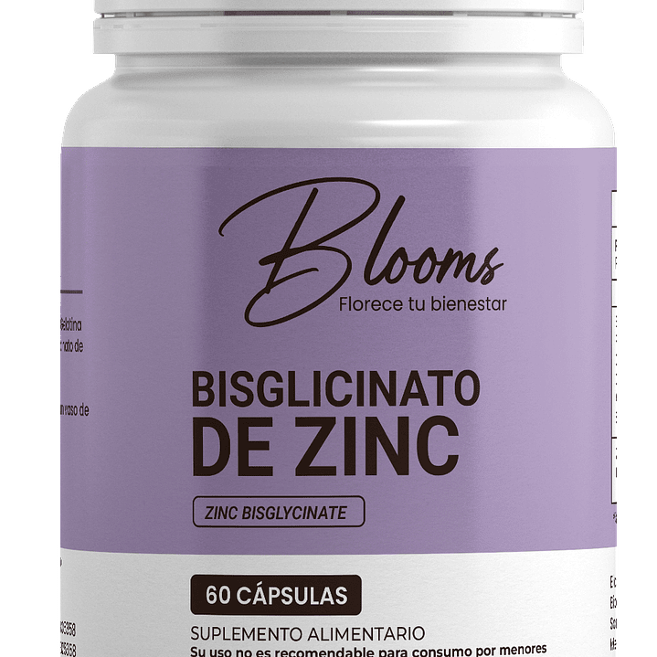 Blooms Bisglicinato 60 Cápsulas.  1
