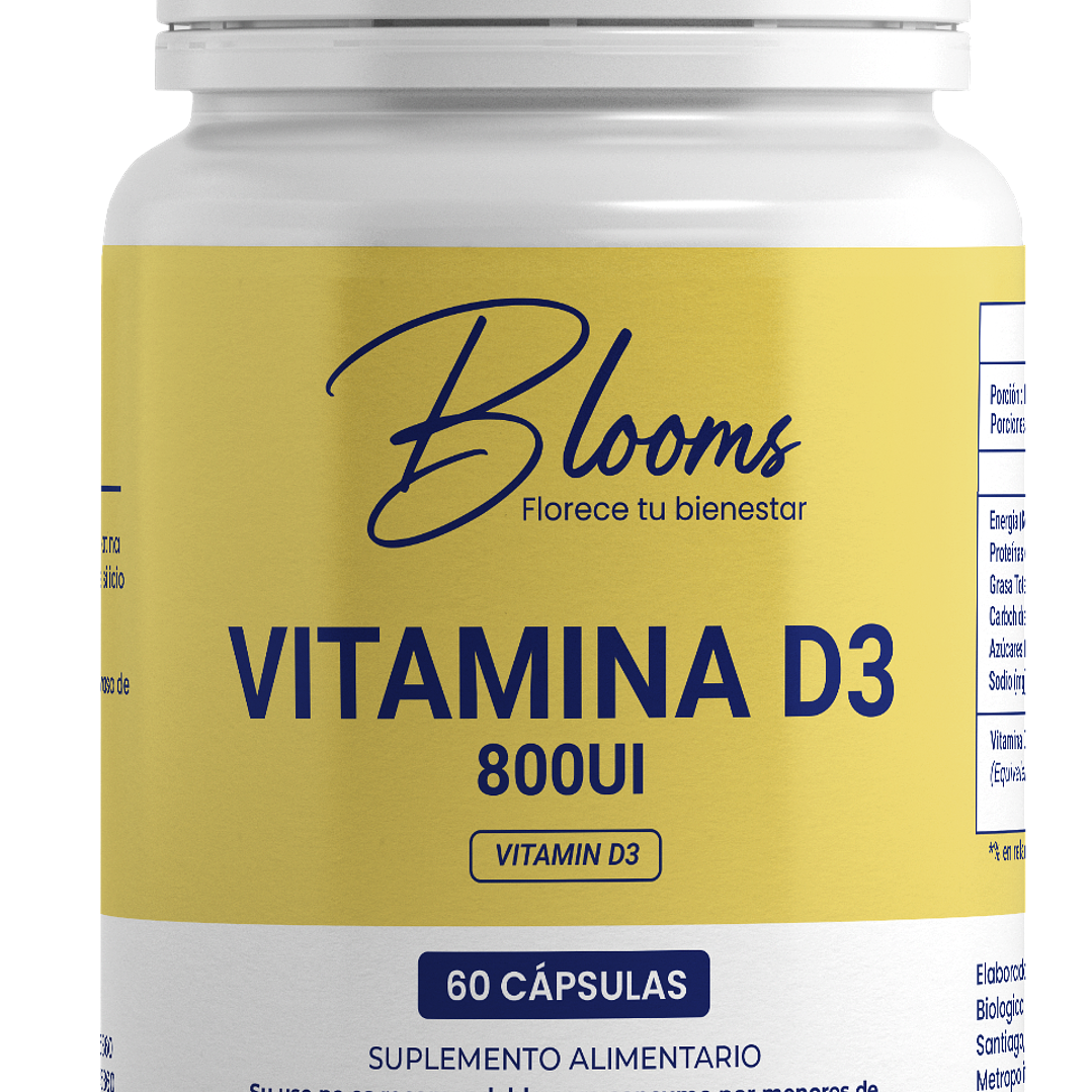Blooms Vitamina D 800 UI 60 Capsulas 1