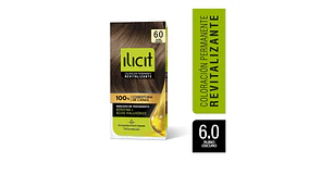 Tinte para el cabello Ilicit Revitalizante 6.0 Rubio oscuro.