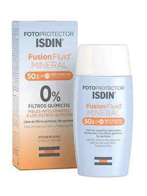 Fotoprotector Fusion Fluid Mineral FPS 50+ 50 ml. ISDIN