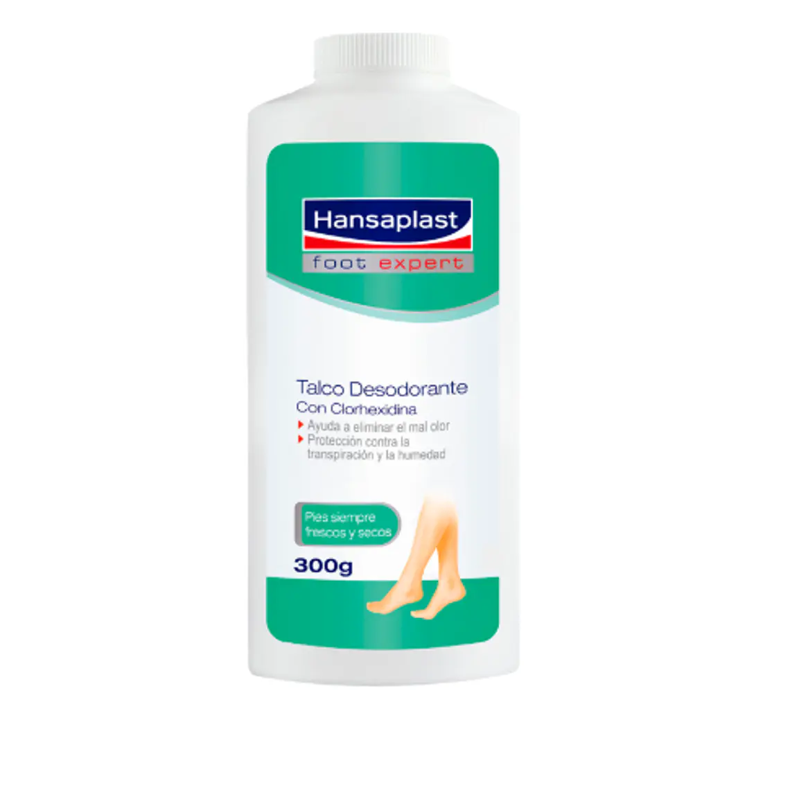 Hansaplast Talco desodorante para pies 300 g. 1