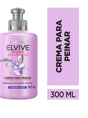 Elvive Crema para peinar Hidra hialurónico 300 ml. L'oréal