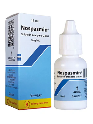 Nospasmin (B) Pargeverina 500 mg Gotas 15 ml.