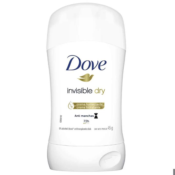 Dove Desodorante Invisible Dry Barra 50 g. 1