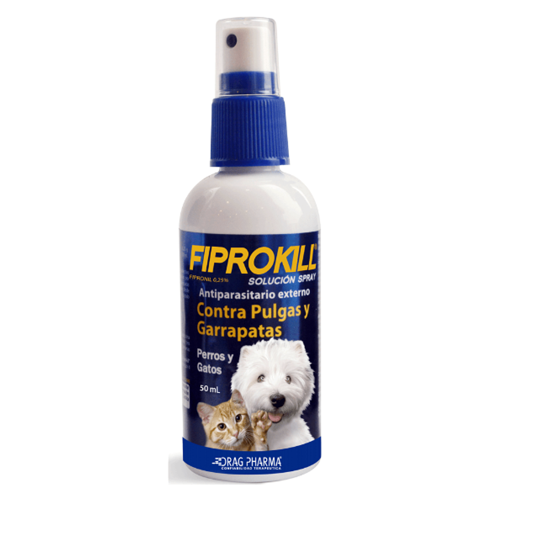 Fiprokill Antiparasitario Spray 50 ml. Uso veterinario 1