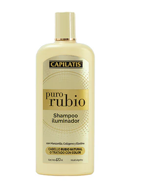 Capilatis Shampoo Puro rubio Iluminador 420 ml.