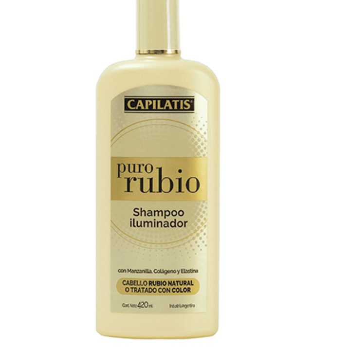 Capilatis Shampoo Puro rubio Iluminador 420 ml. 1
