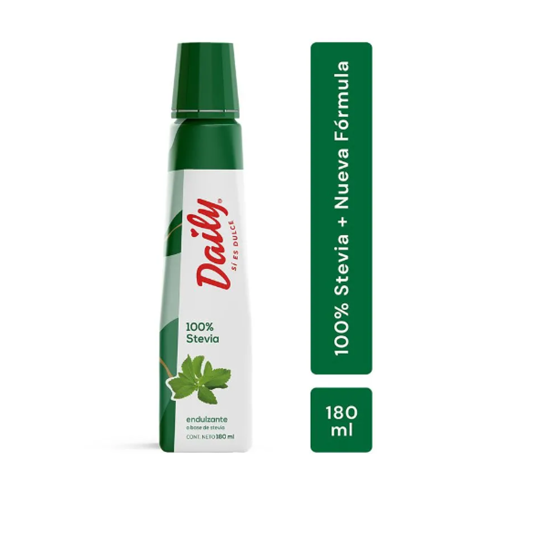 Endulzante Daily Stevia 100 % 180 ml. 1