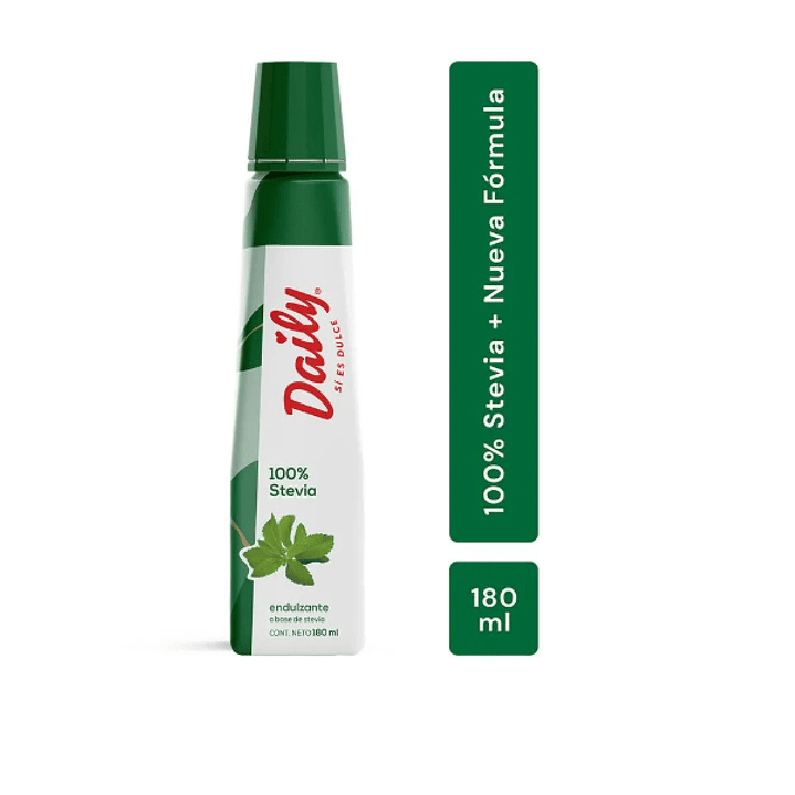 Endulzante Daily Stevia 100 % 180 ml. 1