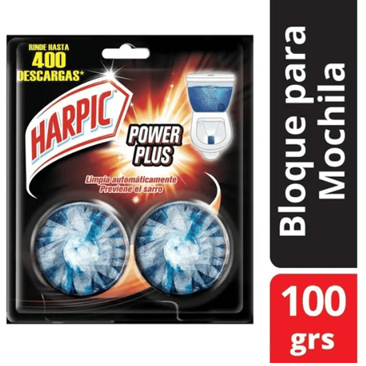 Harpic Power plus Bloque para mochila 2 Unidades. 1
