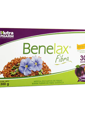 Benelax Fibra Ciruela 30 Sachets. Nutra Pharm