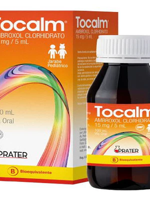 Tocalm (B) Ambroxol 15 mg / 5 ml Jarabe infantil 100 ml.