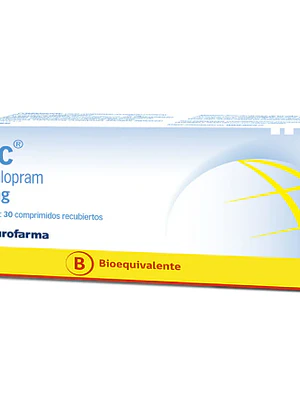 Esc (B) Escitalopram 10 mg 30 Comprimidos recubiertos.