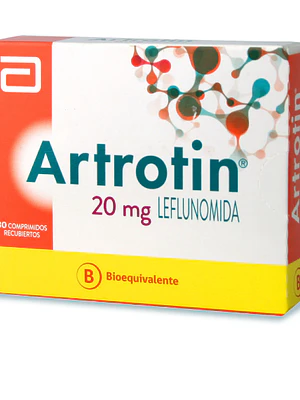 Artrotin (B) Leflunomida 20 mg 30 Comprimidos recubiertos.
