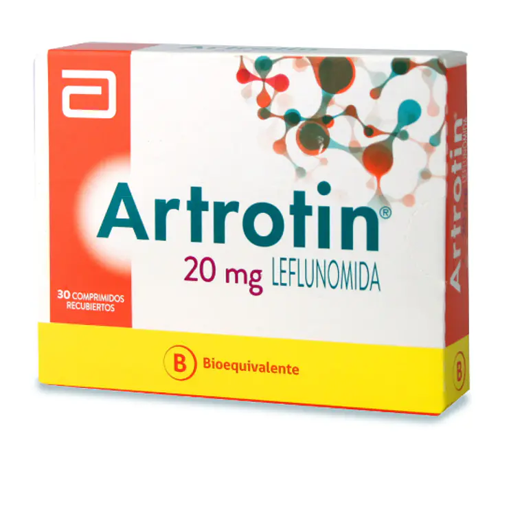 Artrotin (B) Leflunomida 20 mg 30 Comprimidos recubiertos. 1