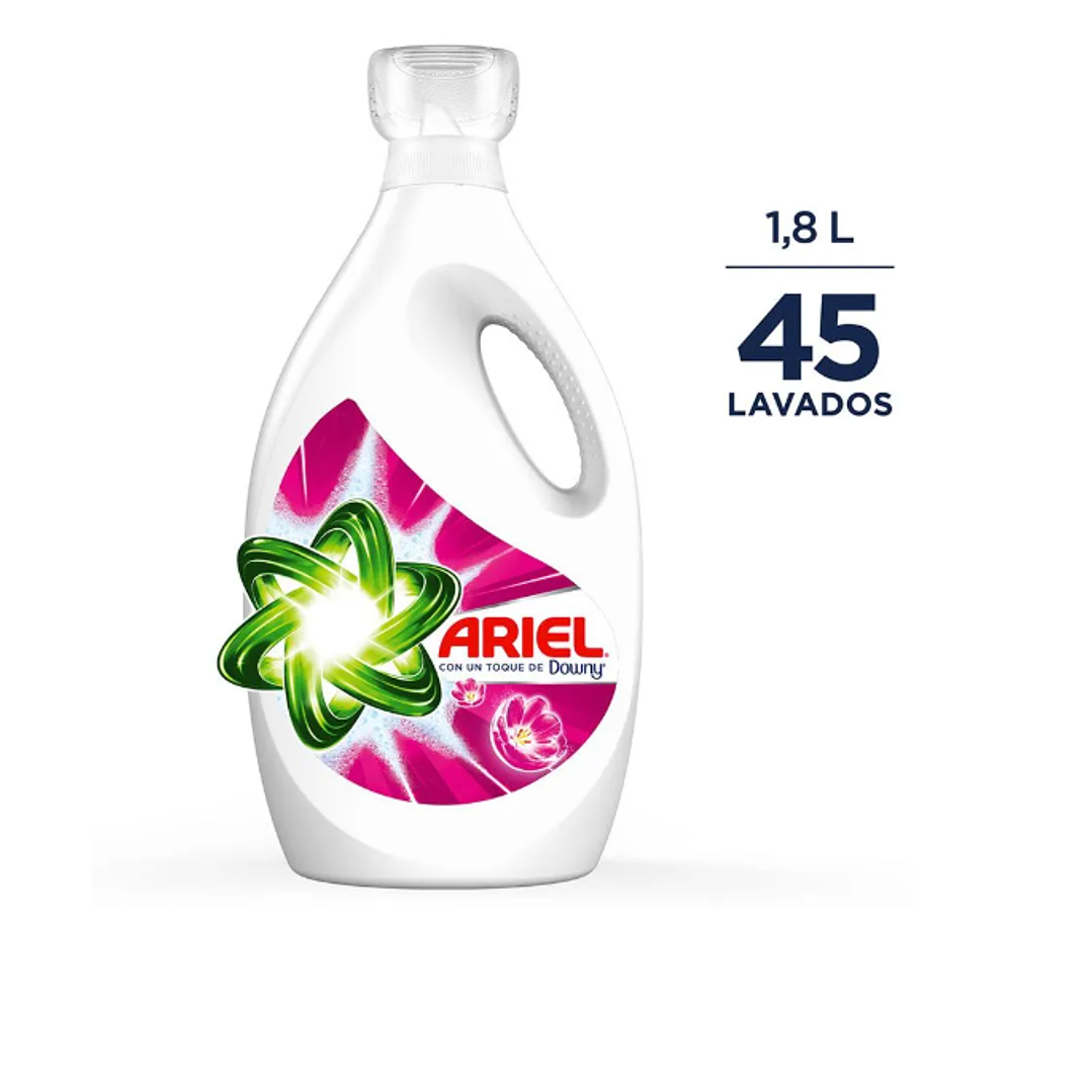 Detergente líquido Ariel toque downy 1,8 L. 1