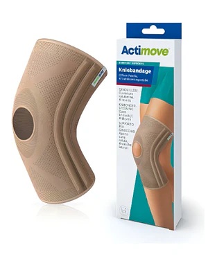 Actimove Soporte de rodilla Rótula abierta Talla L Beige.