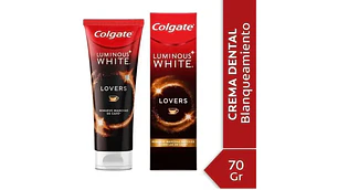Crema dental Colgate Luminous white Lovers Café 70 g.
