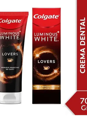 Crema dental Colgate Luminous white Lovers Café 70 g.