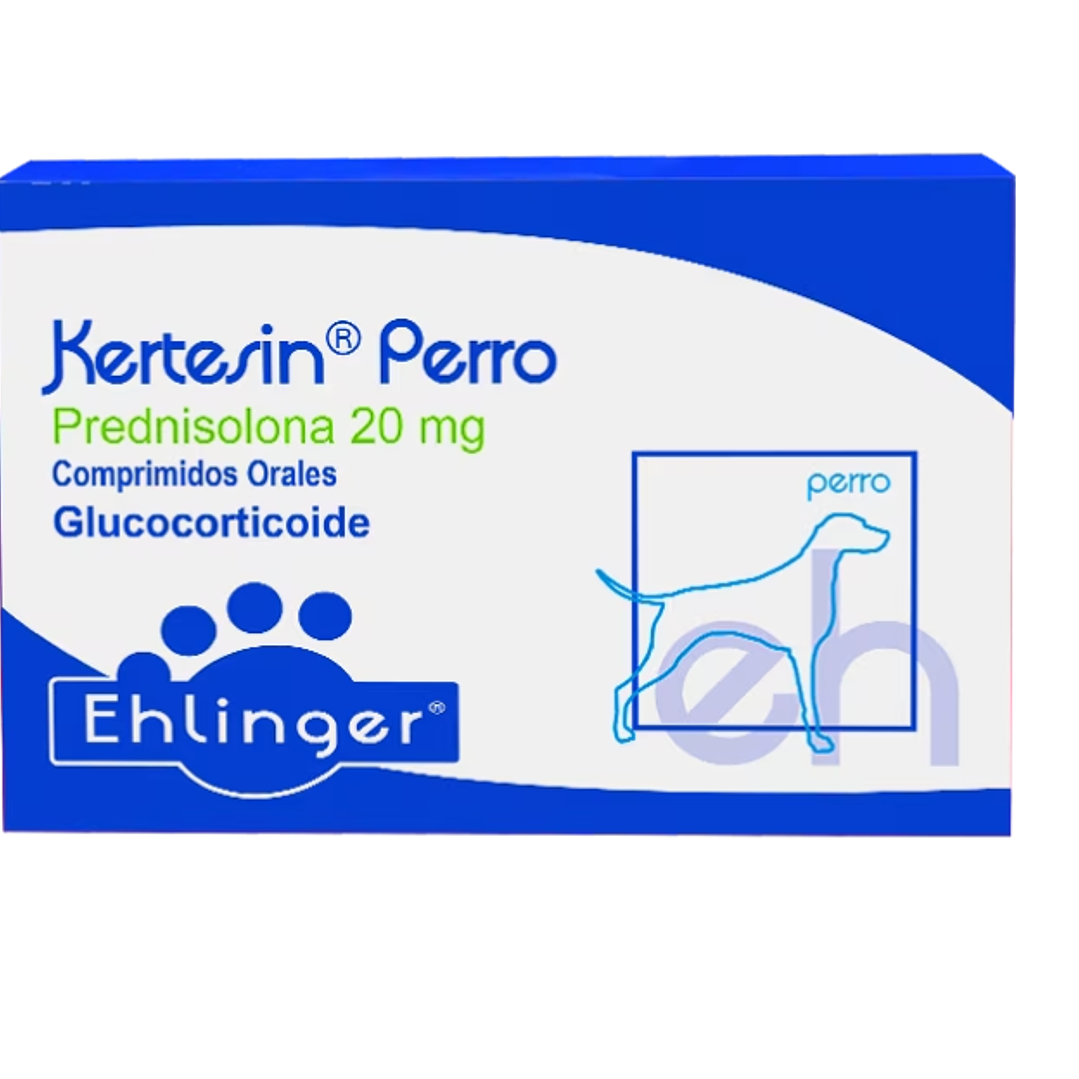 Kertesin Perro Prednisolona 20 mg 10 Comprimidos. Uso veterinario 1