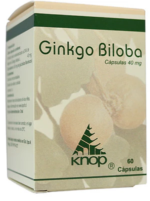 Ginkgo Biloba 40 mg 36 Cápsulas. Knop