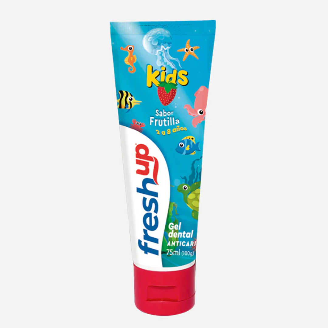 Gel dental Fresh Up Kids frutilla 75 ml. 1
