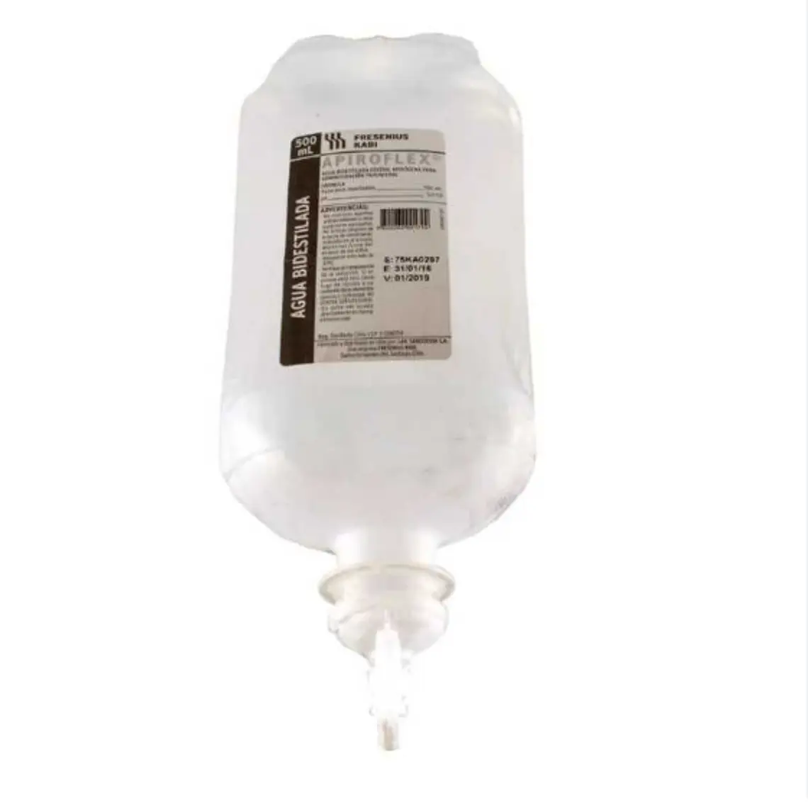 Agua Bidestilada 500 ml Caja de 20 Unidades. Sanderson 1