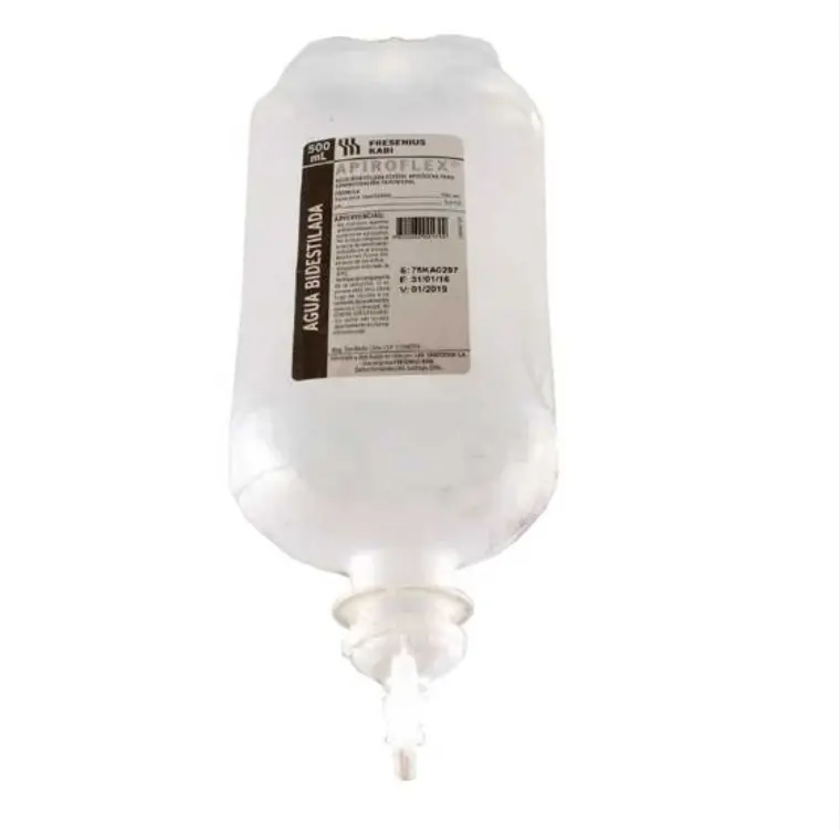Agua Bidestilada 500 ml Caja de 20 Unidades. Sanderson 1