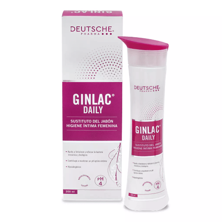 Ginlac Jabón de Higiene íntima femenina 200 ml. 1
