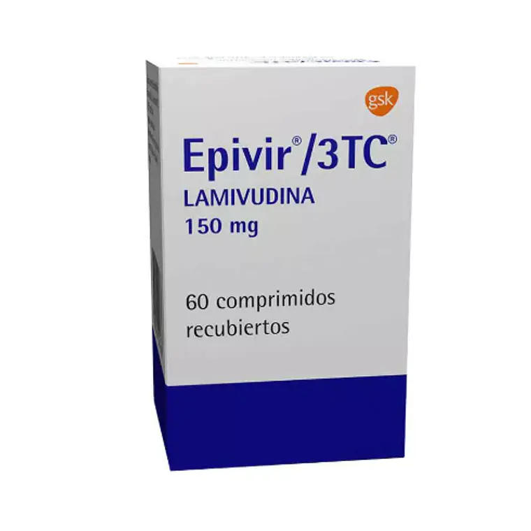 Epivir 3TC Lamivudina 150 mg 60 Comprimidos recubiertos. 1