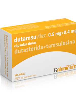 Dutamsuvitae Dutasterida, Tamsulosina 0,5/0,4 mg 30 Cápsulas duras.