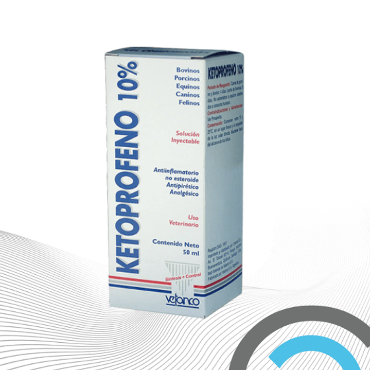 Ketoprofeno 10 % Solución inyectable Ampolla 50 ml. Chemie 1