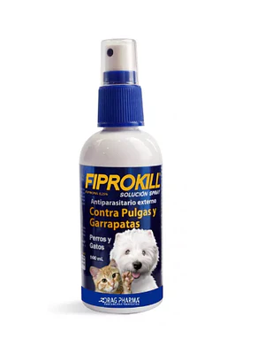 Fiprokill Antiparasitario Spray 100 ml. Uso veterinario