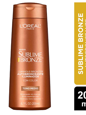 Autobronceante Sublime Bronze tono medio 200 ml. L'oréal