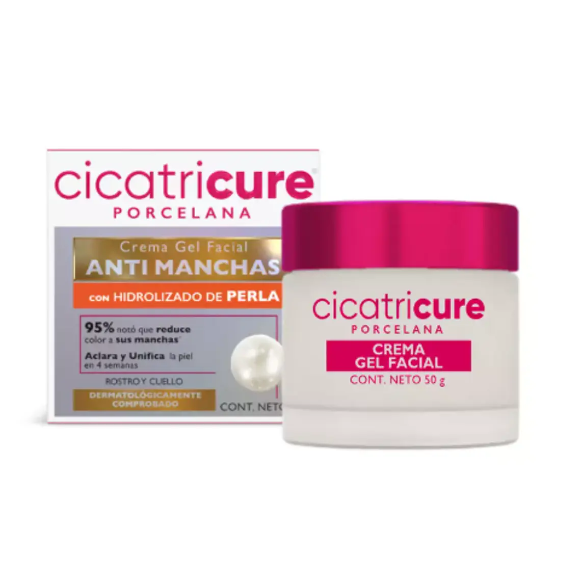 Cicatricure Crema gel facial Porcelana 50 g. 1