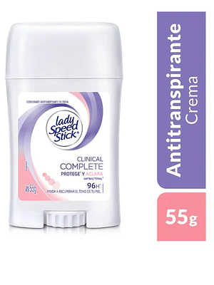 Desodorante Lady Speed stick Clinical Protect and clarify 55 g.