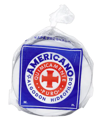 Algodón prensado hidrófilo Americano 50 g. Lastrade