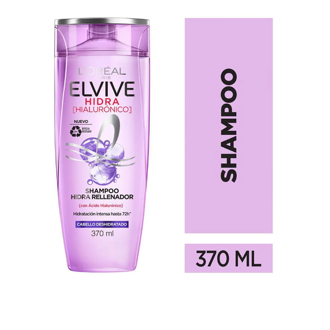 Elvive Shampoo Hidra hialurónico 370 ml. L'oréal 1