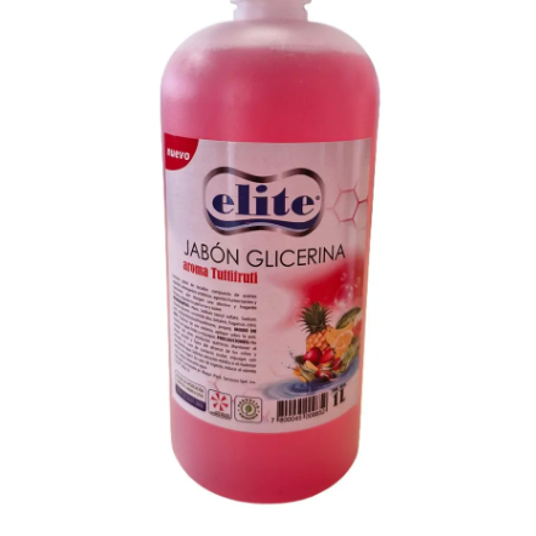 Jabón líquido Frutal con válvula 1 litro. Elite 1