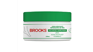 Brooks Crema hidratante reparadora de pies 100 ml.