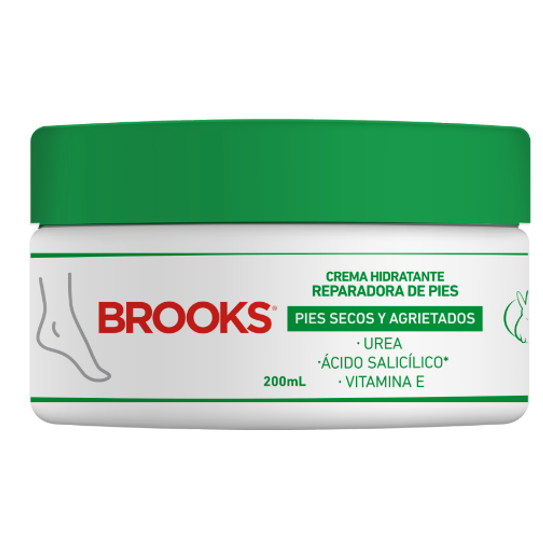 Brooks Crema hidratante reparadora de pies 100 ml. 1