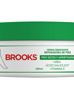 Brooks Crema hidratante reparadora de pies 100 ml.