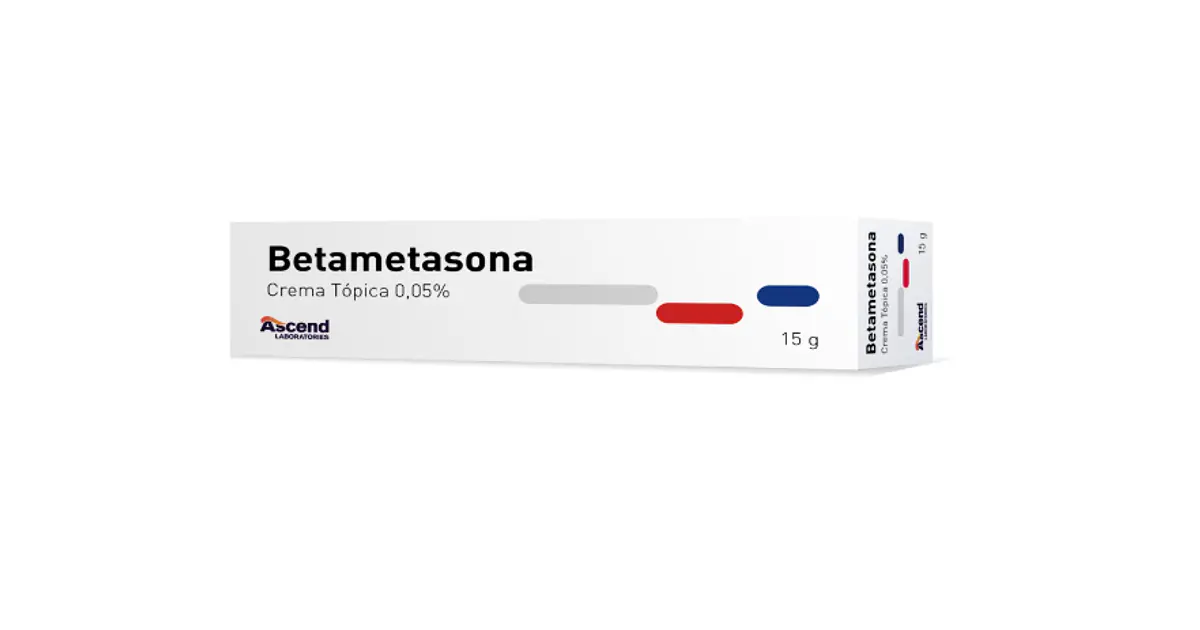 Betametasona crema tópica 0,05% x 15 g