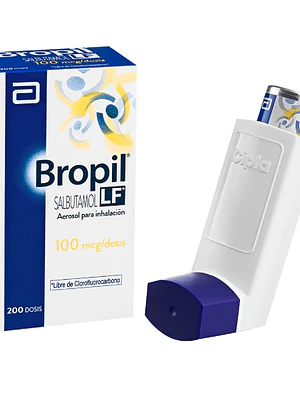Bropil LF Salbutamol 100 mcg Inhalador 200 dosis.